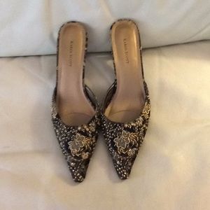 Karen Scott embellished heels